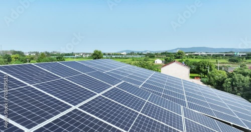 Wallpaper Mural solar power panels on roof of house Torontodigital.ca