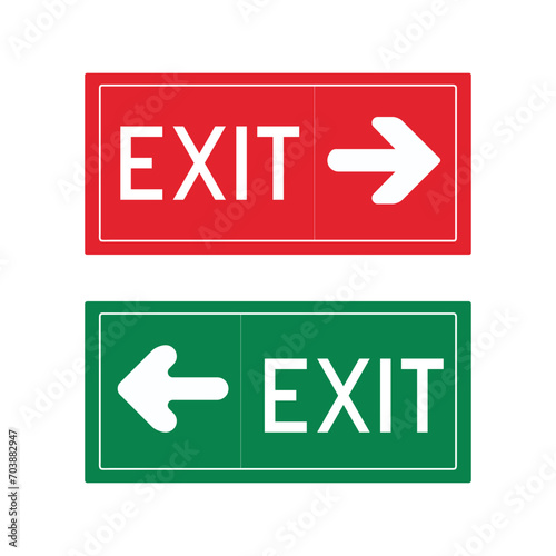 emergency exit sign