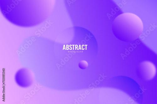 Abstract background with circles, Purple background