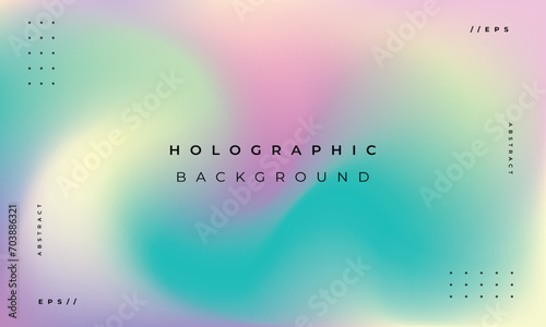 Holographic Blur Blend Modern Background Texture.Modern Rainbow Gradient