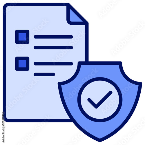Regulatory Compliance Blue Icon
