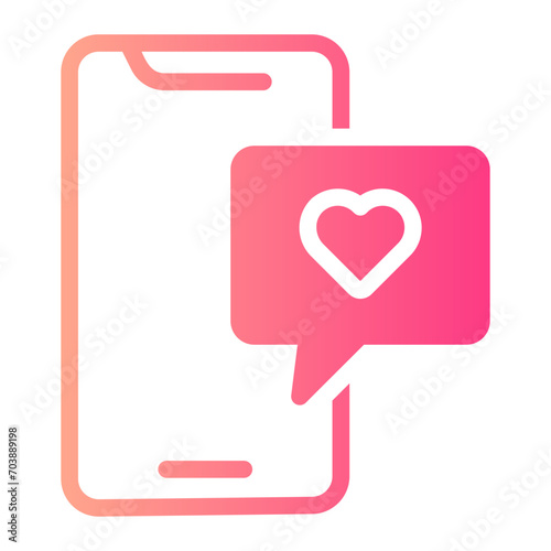 dating app gradient icon
