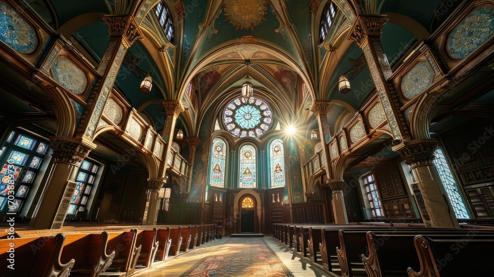 Historic Synagogue Interior