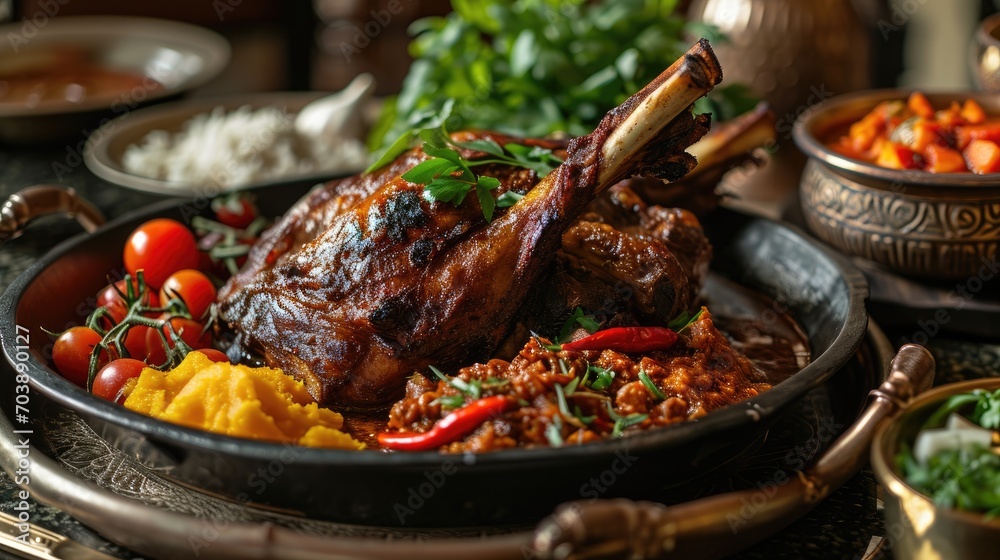 Traditional Lamb Dish for Eid al-Adha Traditional Lamb Dish for Eid al-Adha