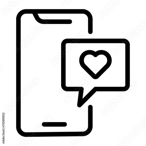 dating app line icon
