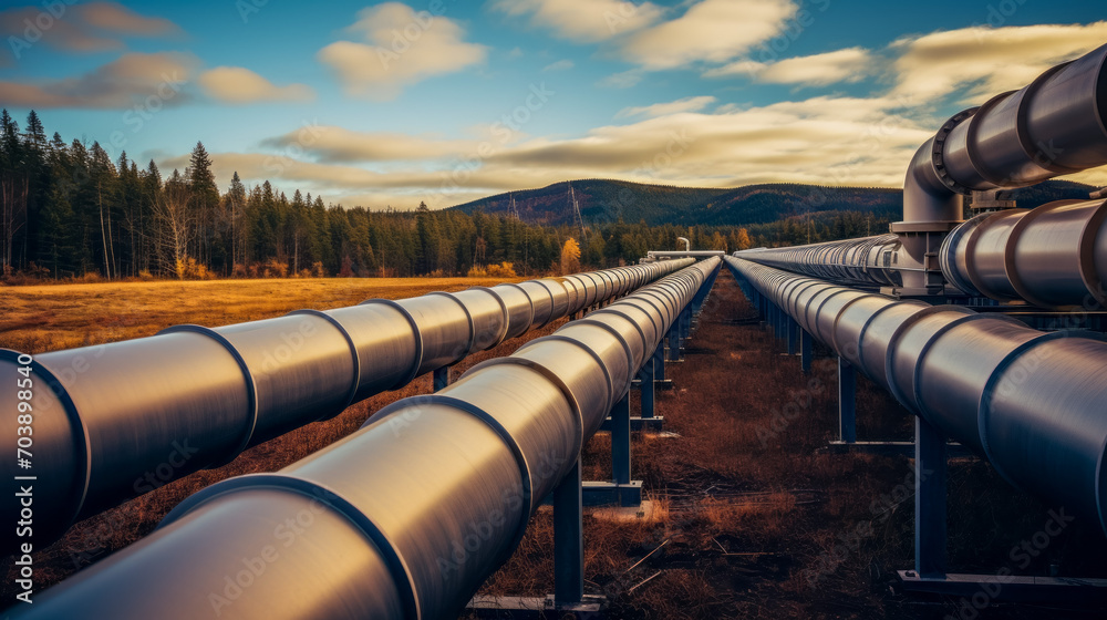 Pipeline for oil and gas production. Oil and gas industry. Pipeline for oil and gas production. Oil and gas industry.