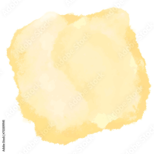 yellow watercolor stain pattern vector
