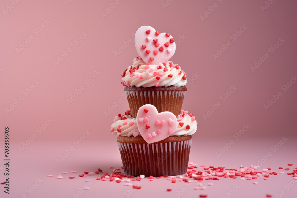 Valentine's Cupcake Bliss, Love-themed Delights - Irresistible treats in a sweet, themed banner. Valentine's Cupcake Bliss, Love-themed Delights - Irresistible treats in a sweet, themed banner.