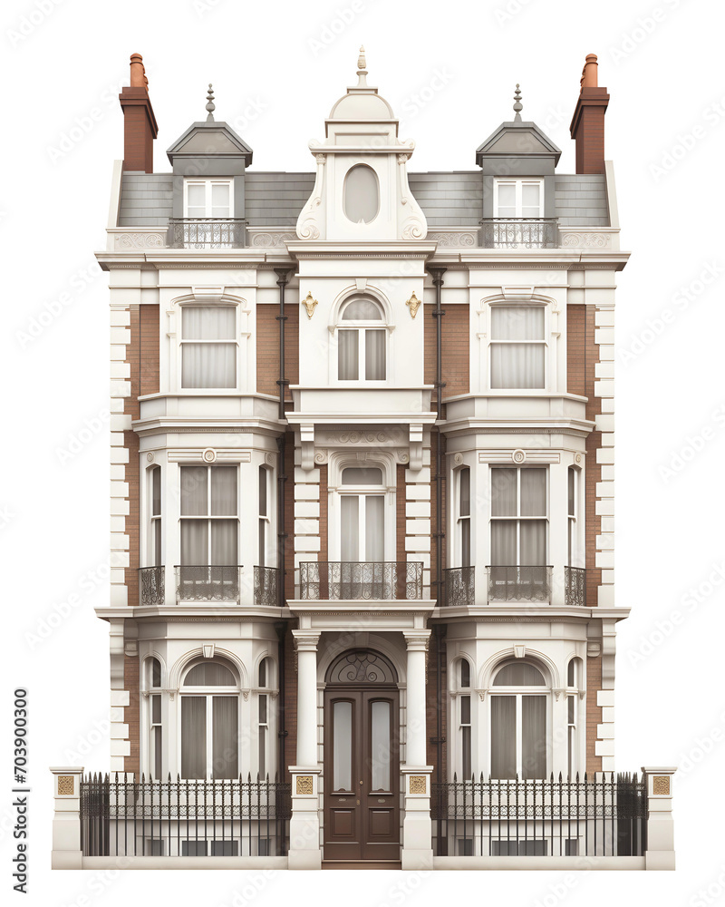 Detailed model of a Victorian Era House from London
