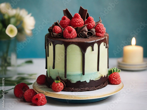 Happy Birthday Cake, Ai Generated