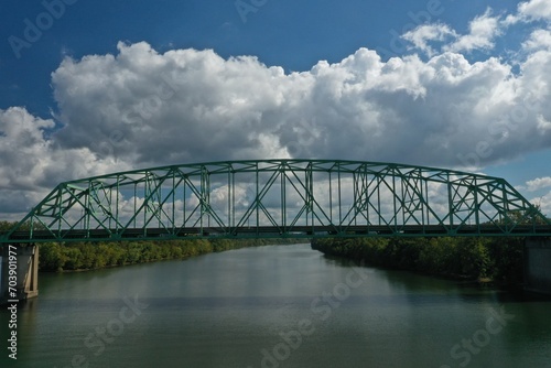 I77 Bridge, over the Ohio River, Marietta, OH. USA © Robert