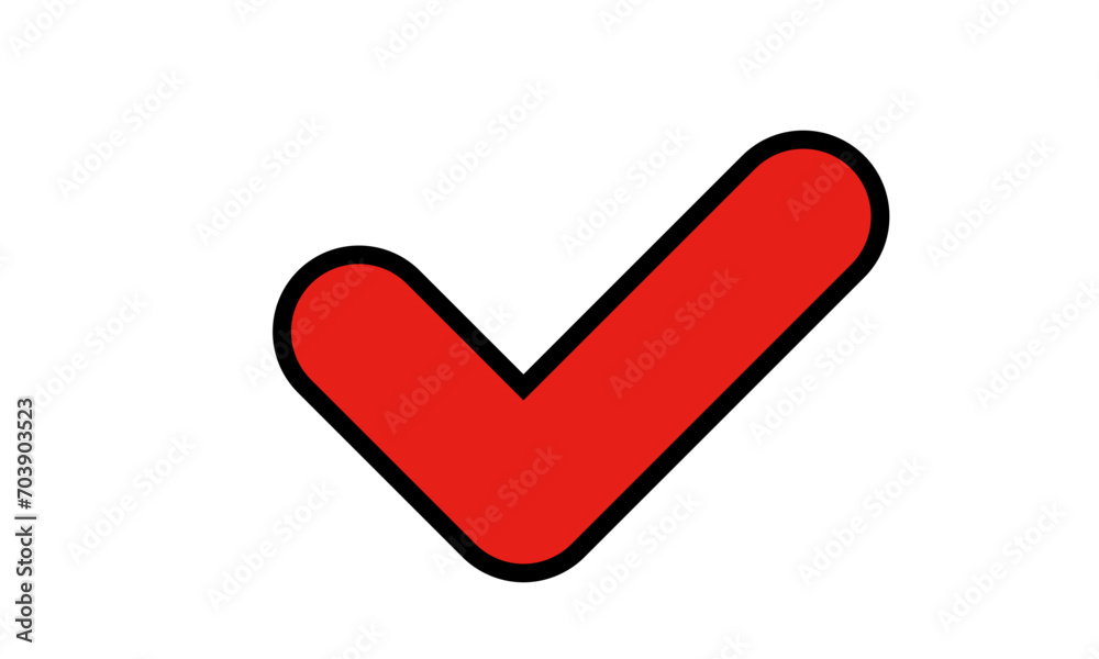 チェックマーク　レ点