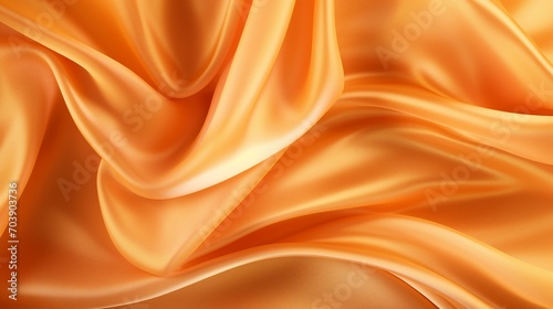 Luxurious Orange Cloth Background with Elegant Gold Texture - Modern Interior Decor for Stylish Living Spaces  Close-up Macro Detail for Fashion and Art