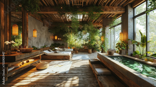 Serene Oasis: Spa Room with Sauna