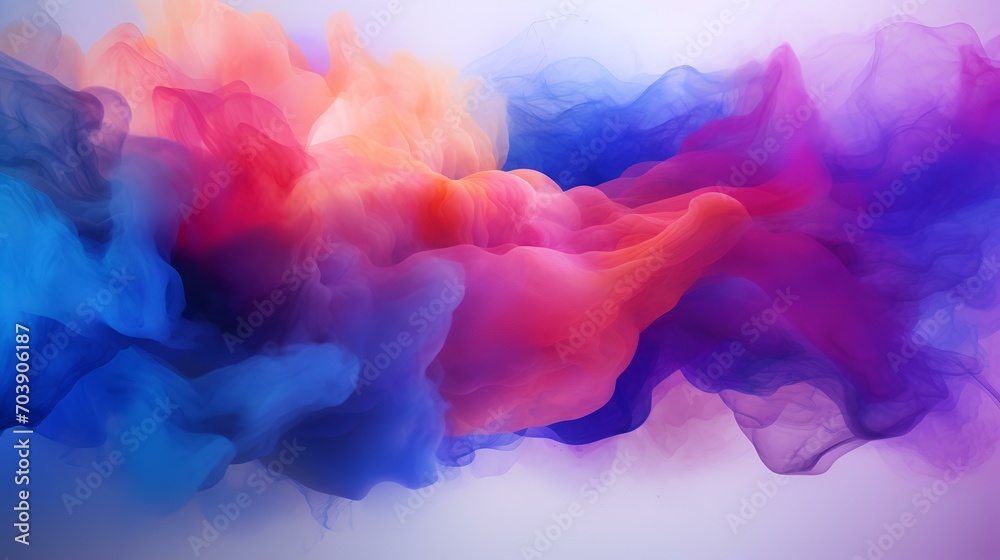 Abstract Colorful Watercolor Background for Graphic Design - AI Generated

