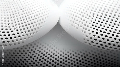 Abstract Halftone White Background Set in Three

