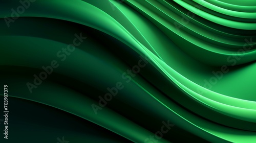 Abstract Organic Green Lines as Wallpaper Background