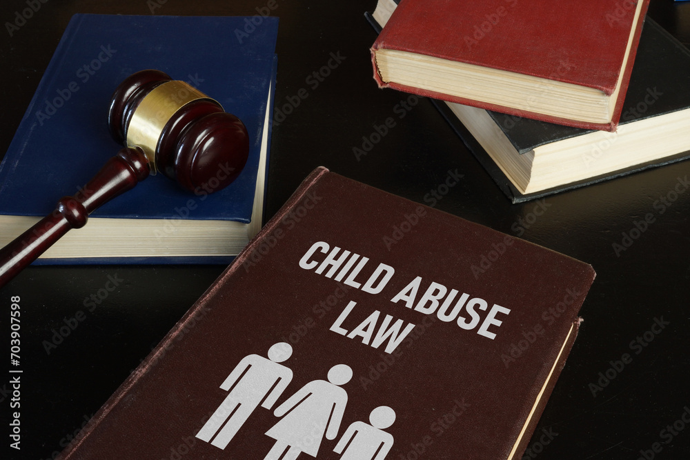 Child abuse law is shown using the text Child abuse law is shown using the text