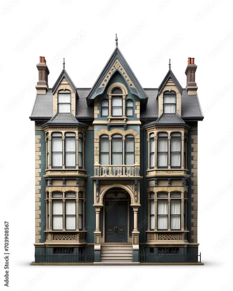 Detailed model of a Victorian Era House from London
