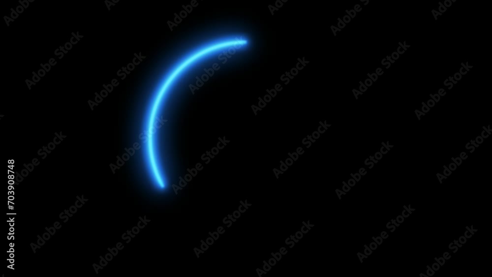 Abstract morphing oil blob wallpaper. Illuminated shape. Black background and colorful glowing. circles motion graphics seamless looping animation.