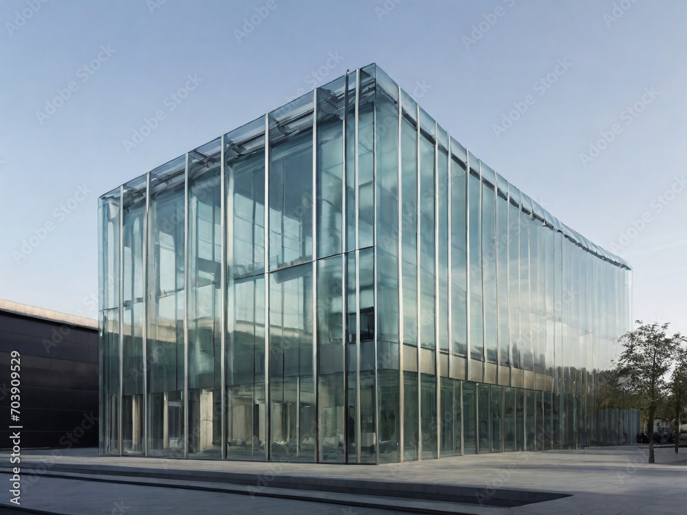 Fototapeta premium glass building facade