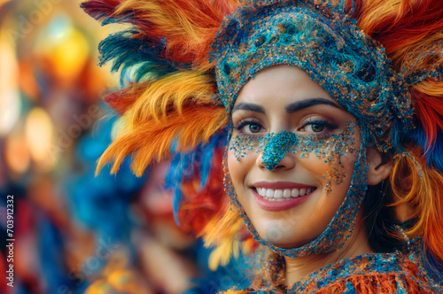 Brazilian carnival masks