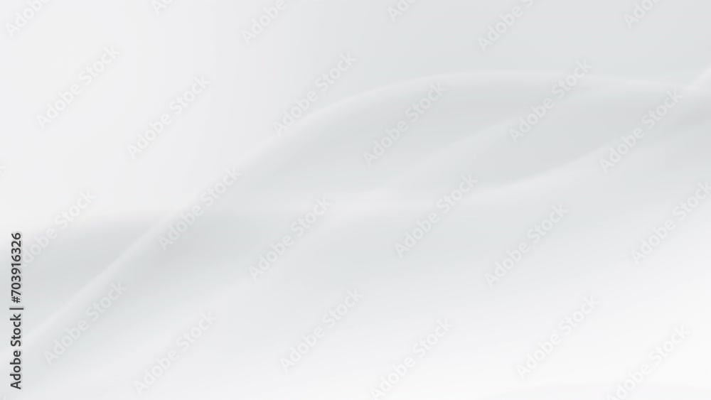 Soft gray drapes. Abstract wave cloth. Loop video background (075)