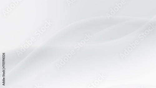 Soft gray drapes. Abstract wave cloth. Loop video background (075)