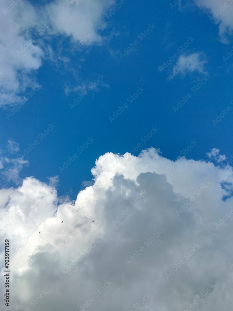 Fototapeta premium blue sky with clouds