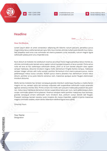 Executive Elegance: Premium Letterhead Design Showcase