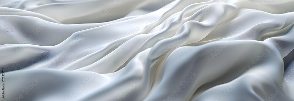 White ripple fabric texture display as background. copy space, mock up, presentation. White ripple fabric texture display as background. copy space, mock up, presentation.