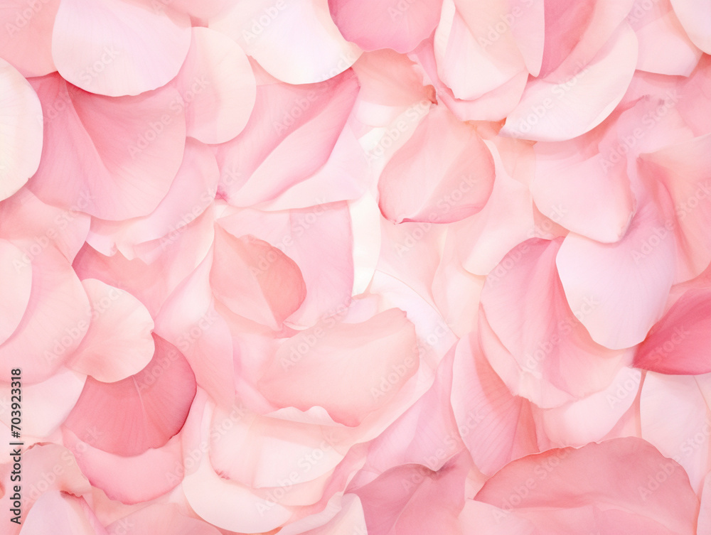Soft Pink Rose Petals Texture
