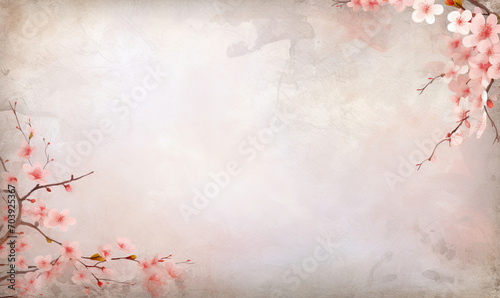 Pink Flowers Painting on White Background - Floral Artwork in Soft Hues