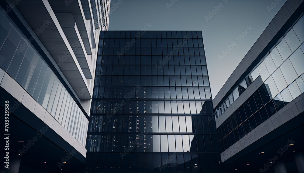 Photo of a Corporate Building background, Ai generated image