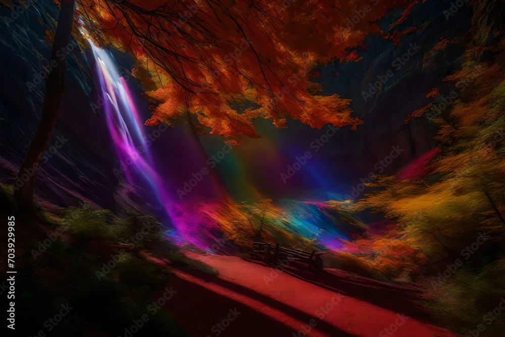 Fototapeta premium Serene Skies: Nature's Blanket of Tranquility