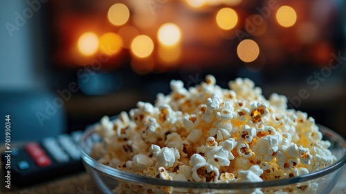 A Cinematic Delight, An Unforgettable Evening With Buttered Popcorn and the Remote Control