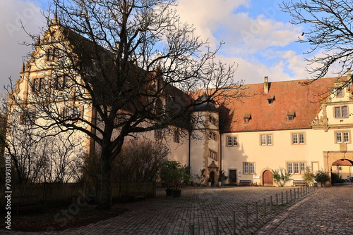Historisches Gebäude in Kloster Schöntal in Baden-Württemberg  © Pixel62