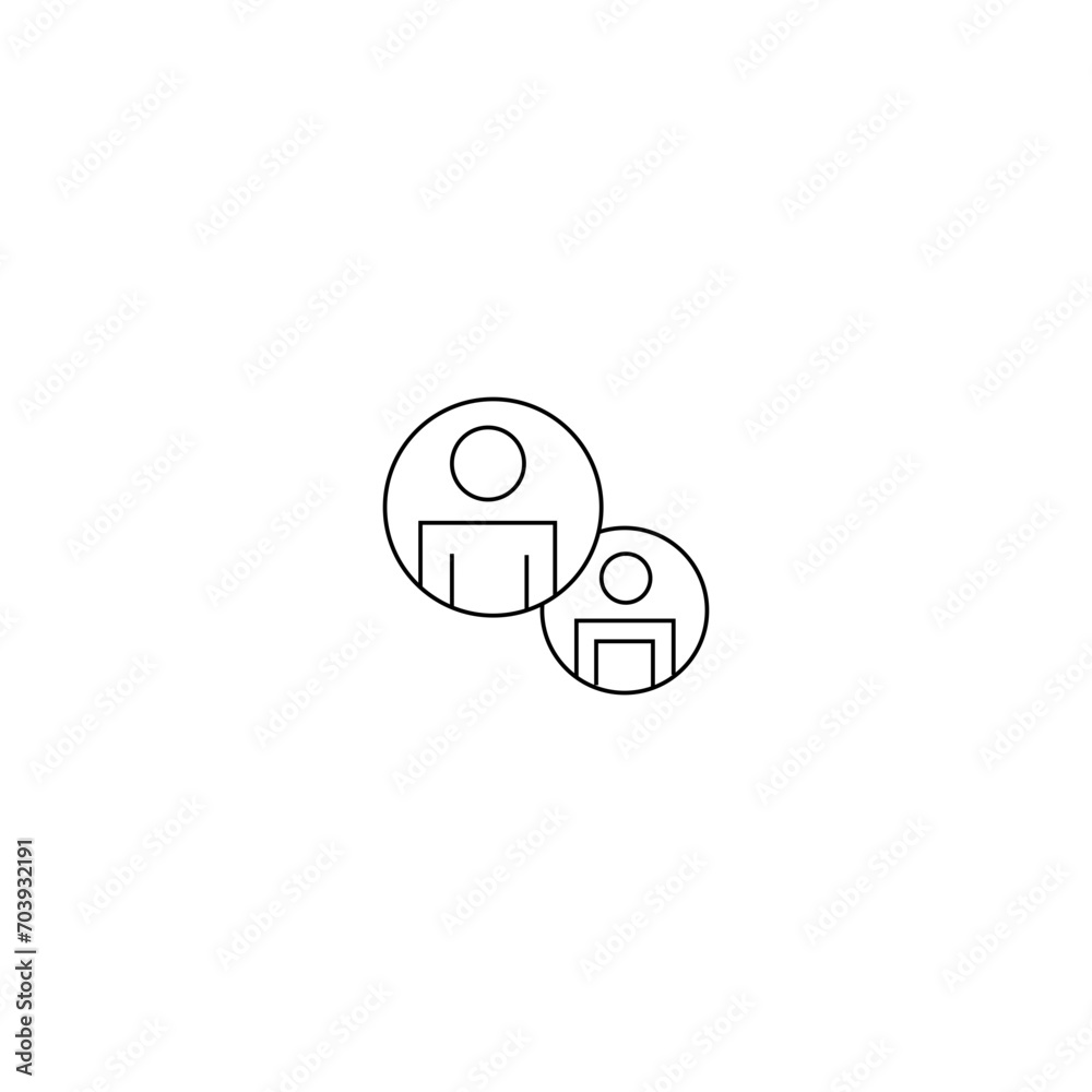 Contains icons such as man, woman, profile, personal quality and many other good icons.Simple Set of Team Work Related Vector Line Icons. Contains icons such as man, woman, profile, personal quality and many other good icons.Simple Set of Team Work Related Vector Line Icons.