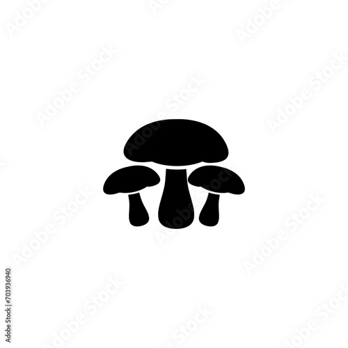 Mushroom icon isolated on white background