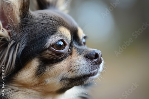 loghair chihuahua dog  © Straxer