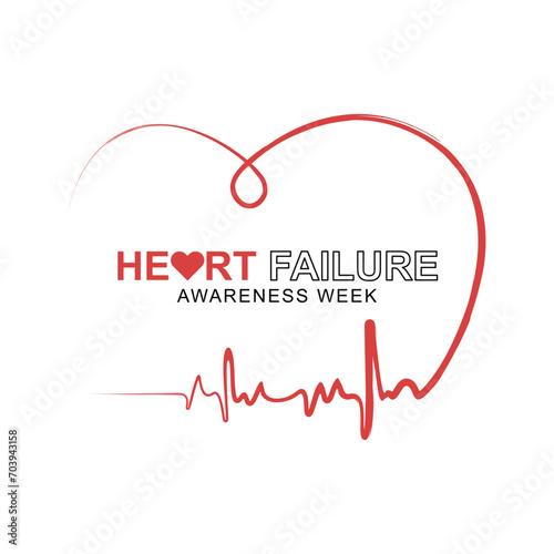 Heart Failure Awareness Week background. photo