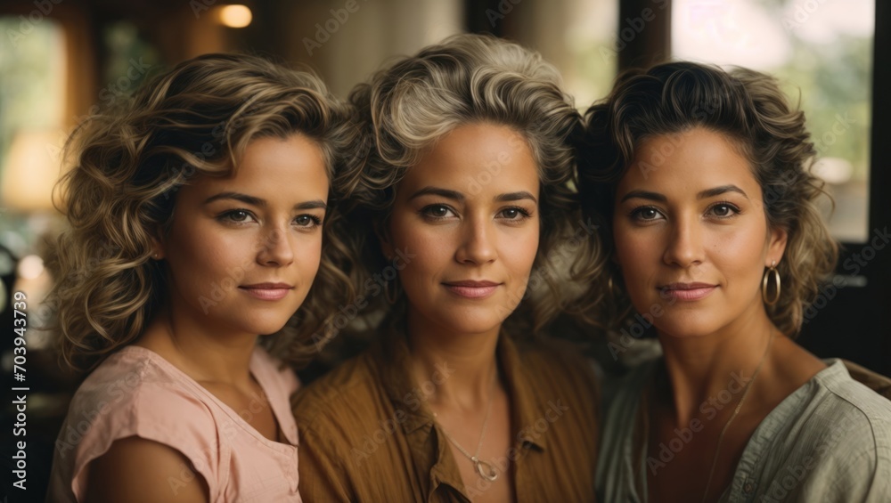 Three women of different ages