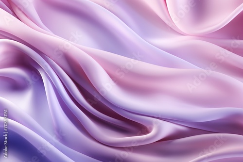 Gradient pink and purple silk fabric