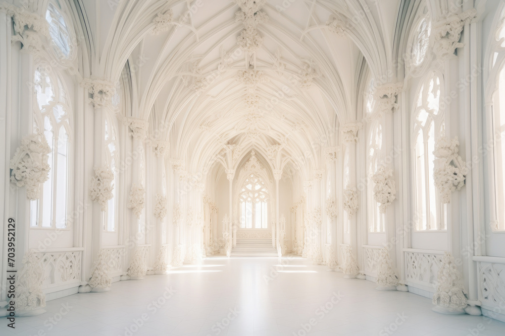 Symmetrical Gothic Wedding Venue: Radiant Ballroom