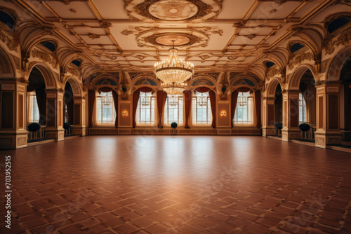 Grand Ballroom Setting for Luxurious Wedding