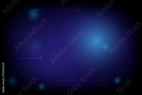 technology background by using arrow in grow up concept 