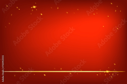 the luxury on red background