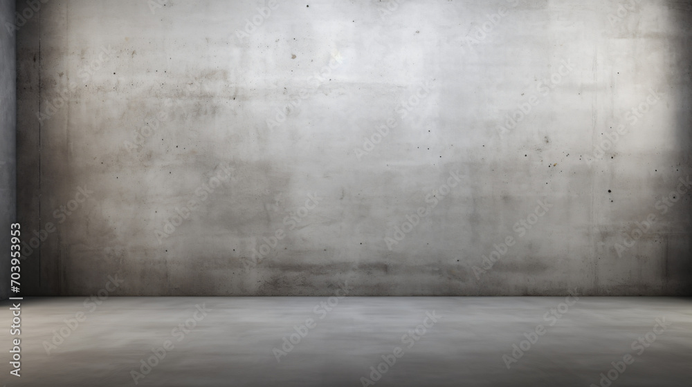 concrete wall and floor blank studio backdrop