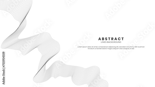 Abstract background of luxury black lines banner slides background