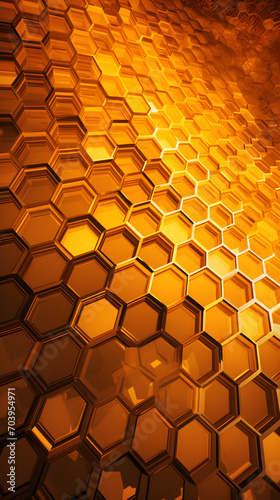 abstract background with hexagons, honeycomb background